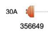 Защита форсунки 30A Elettro 356649 (2 шт)