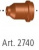 Форсунка (сопло) 2,4 мм для строжки 20-70А арт. 2740 (10 шт)