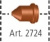 Форсунка (сопло) 1,1 мм 46-70А арт. 2724 (10 шт)